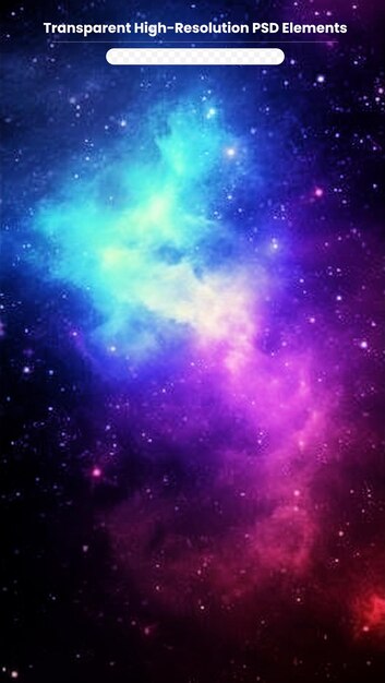 Beautiful nebula stars and galaxies Elements of this image furnished