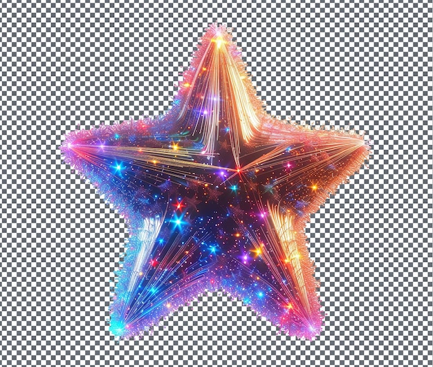 Beautiful Optic Star Wall isolated on transparent background