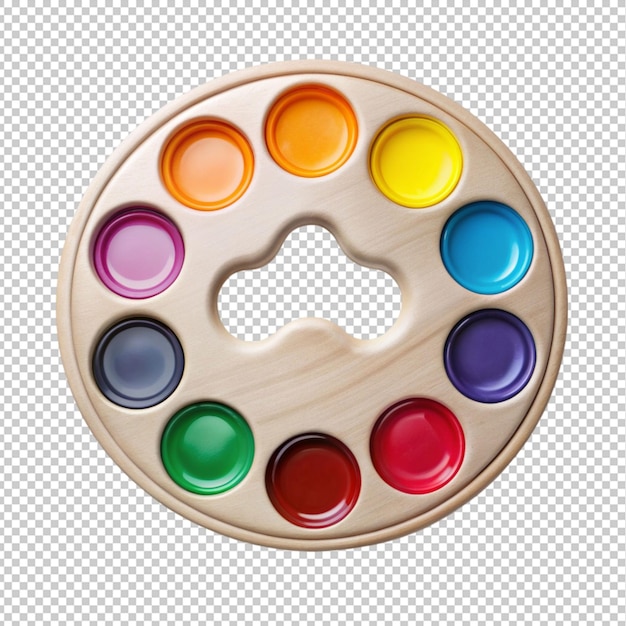 PSD beautiful paint palette