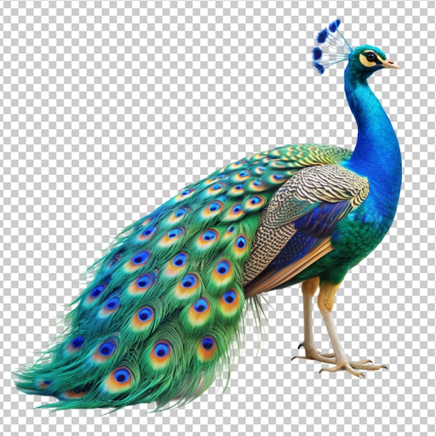 PSD beautiful peacock