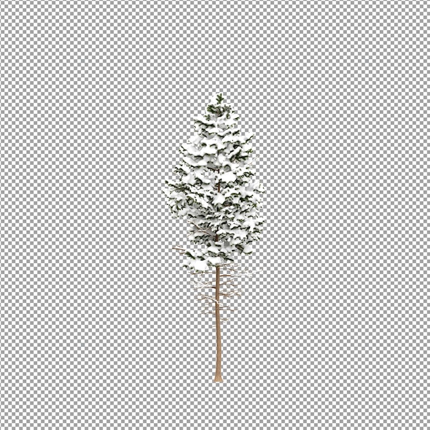 Beautiful plant in 3d rendering isolated