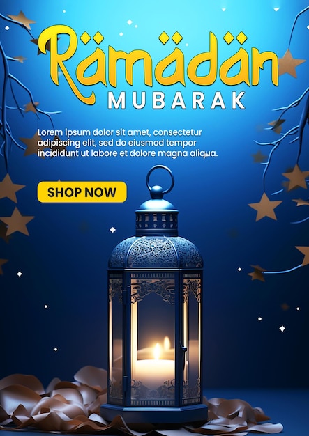 beautiful poster design for islamic ramadan Festival