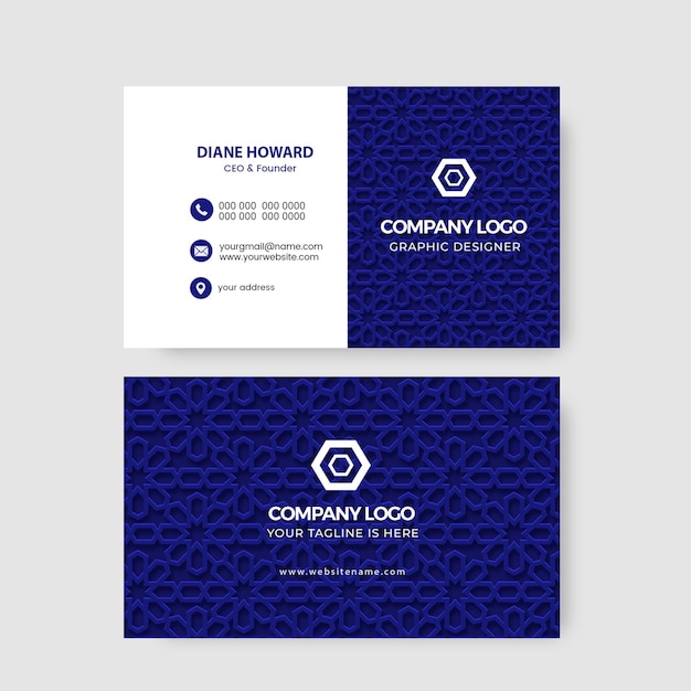 beautiful and professional business card