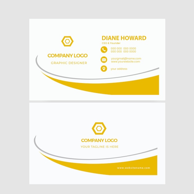 beautiful and professional business card