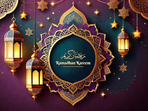 beautiful ramadan kareem islamic background image