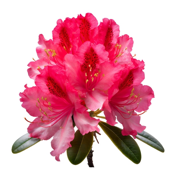 PSD beautiful red rhododendron arboreum flower