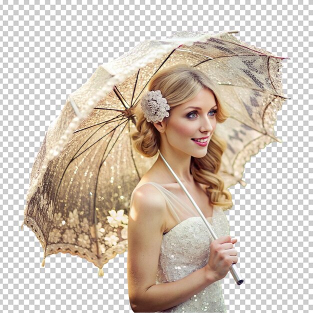 PSD beautiful sequin bridal parasol