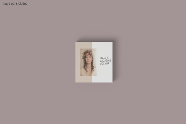 Beautiful Square Magazine Mockup Design