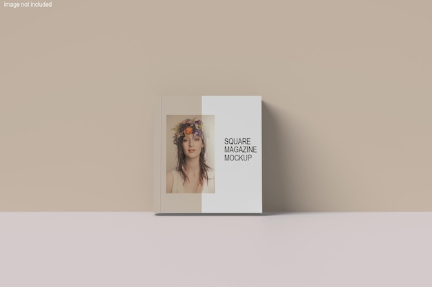 Beautiful Square Magazine Mockup Design