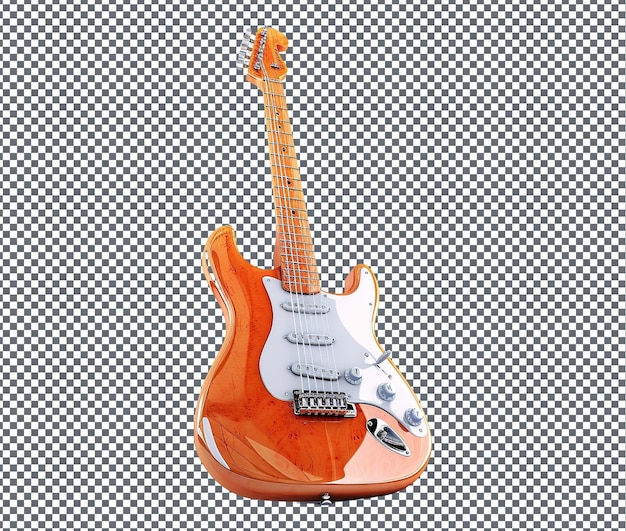 Beautiful Toy Electric Guitar isolated on transparent background