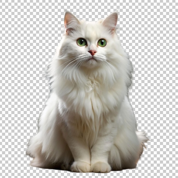 beautiful Turkish angora cat white