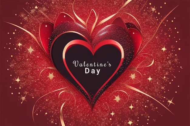 beautiful valentine's day background with love