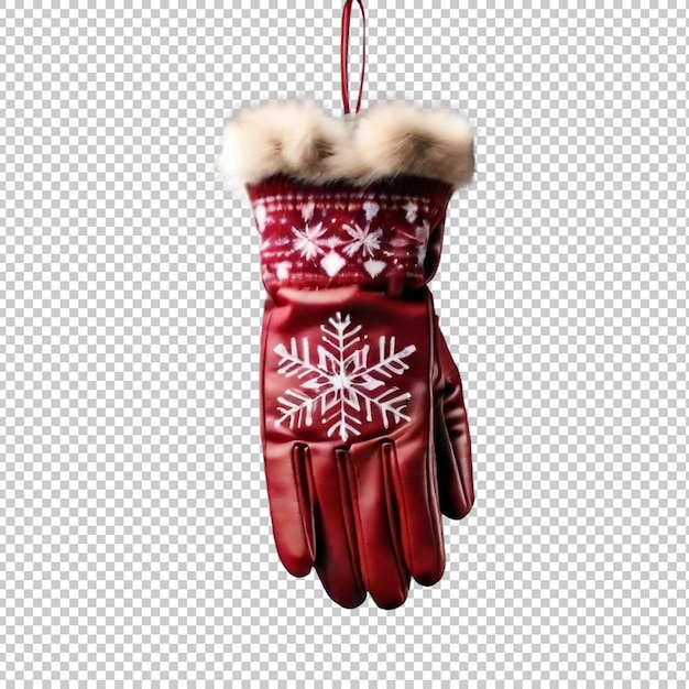 Beautiful winter gloves isolated PSD file formate