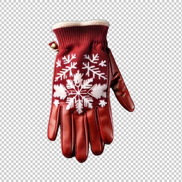 Beautiful winter gloves isolated PSD file formate