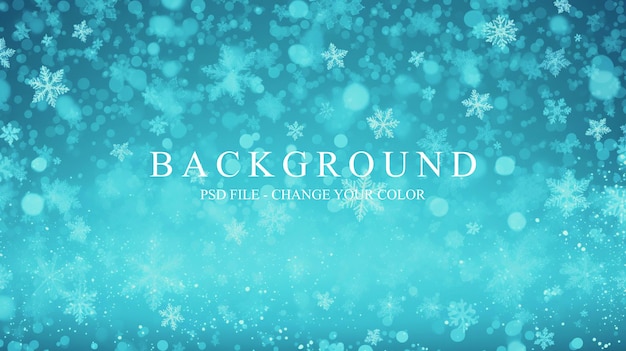 Beautiful winter PSD Background