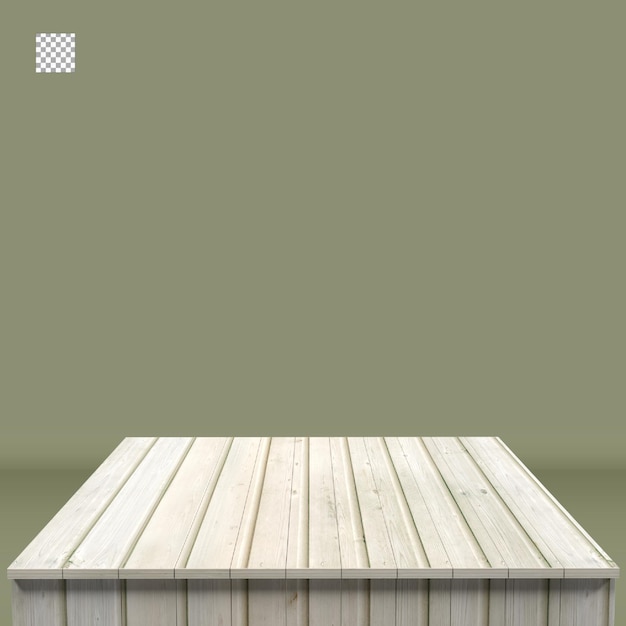 Beautiful wood board 3d render for design