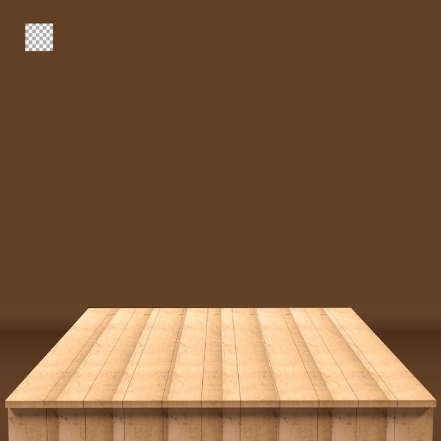 Beautiful wood board 3d render for design