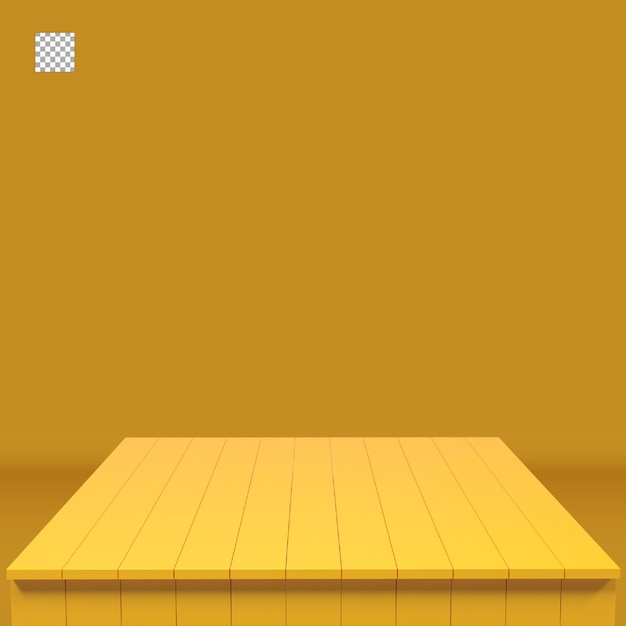 Beautiful wood board 3d render for design