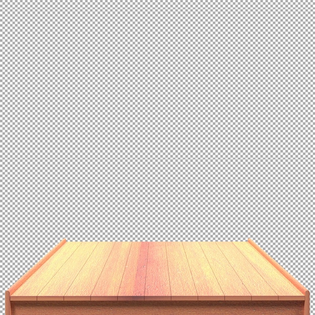 Beautiful wood board 3d render for design