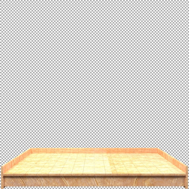 Beautiful wood board 3d render for design