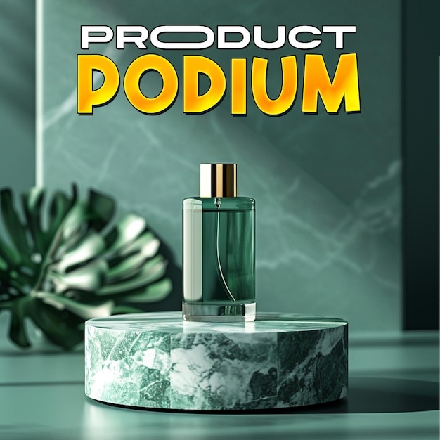 beauty podium product display background