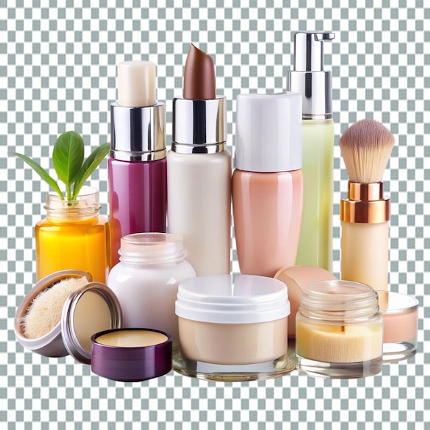 PSD beauty product are in one place in a neat