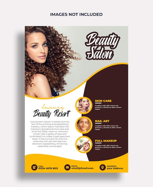 Beauty salon flyer