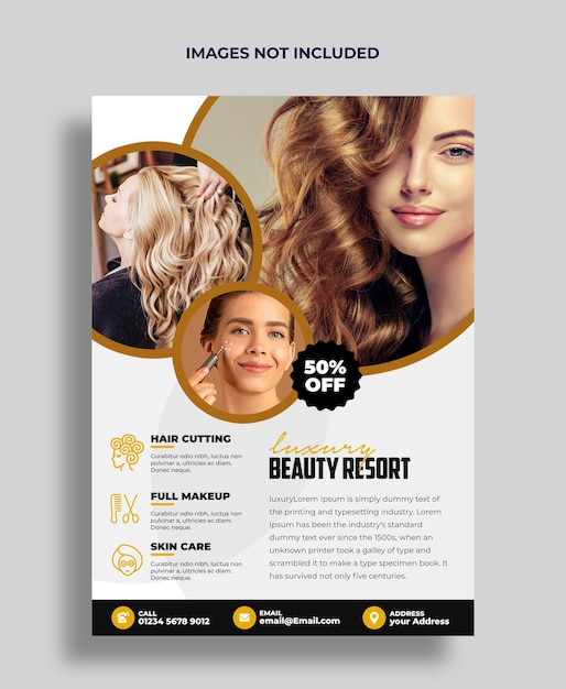 Beauty salon flyer