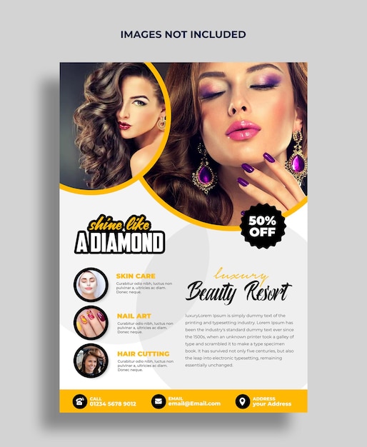 Beauty salon flyer