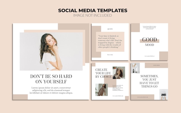 Beauty Social Media Instagram Post Templates