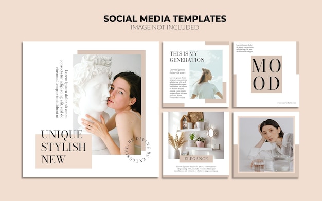 Beauty Social Media Instagram Post Templates