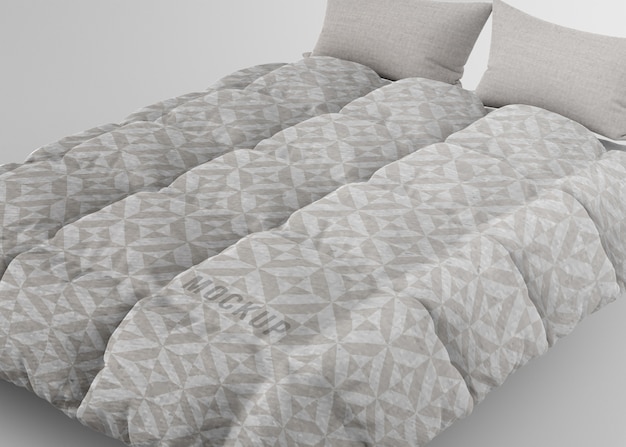 Bedding set mockup design