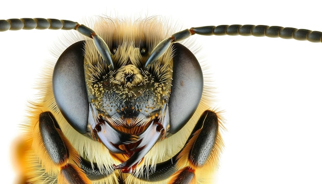 bee isolated on white background