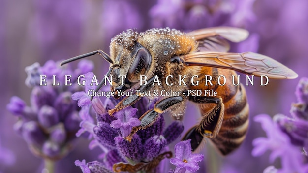 Bee on Lavender