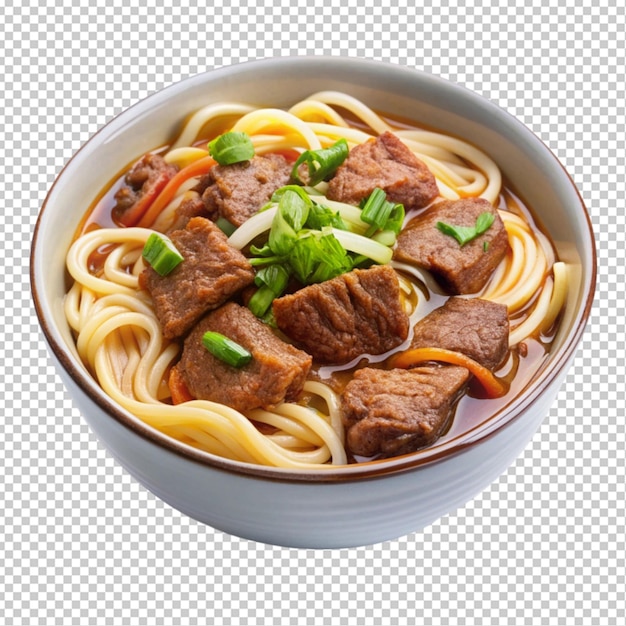 PSD beef noodles transparent background