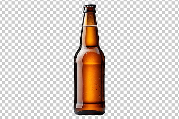 PSD beer bottle high quality realistic image