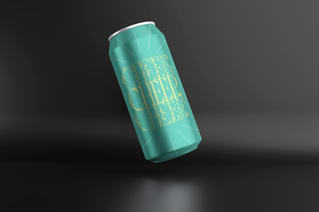 Beer Can Mockup