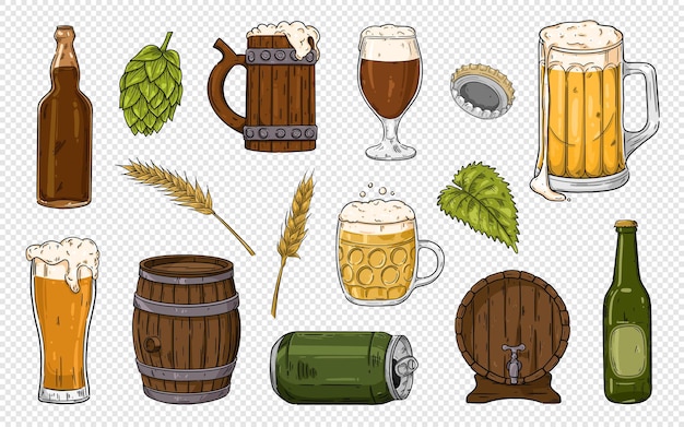 Beer Clipart Illustrations