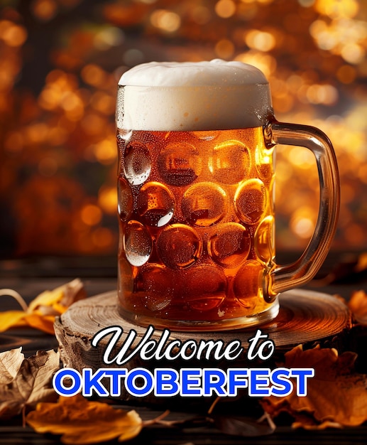 Beer festival oktoberfest social media post Design PSD