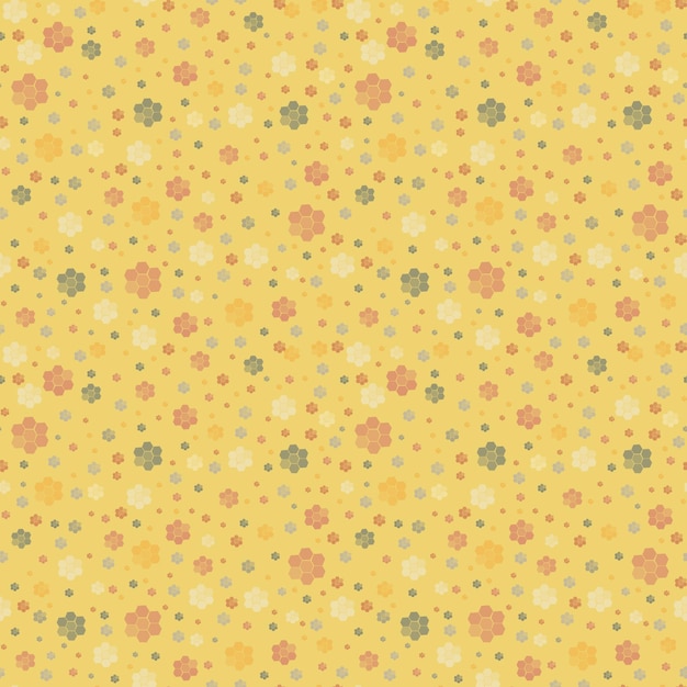 Bees samless pattern