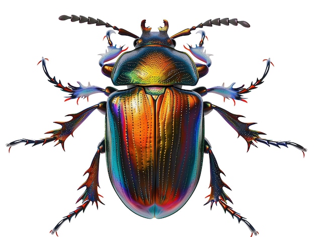 PSD beetle isolated on transparent background