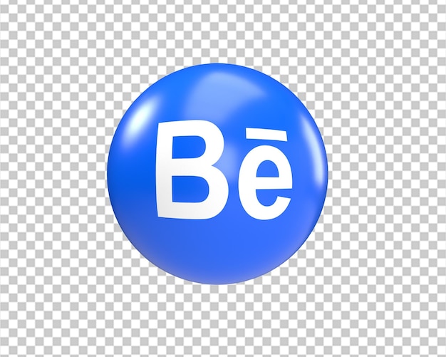 behance logo 3d