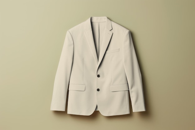 Beige blazer mockup psd