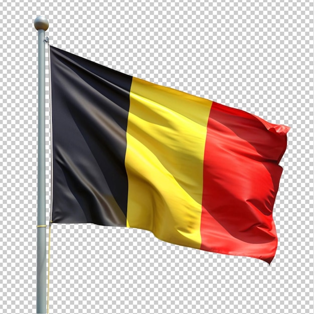 PSD belgium black yellow and red flag