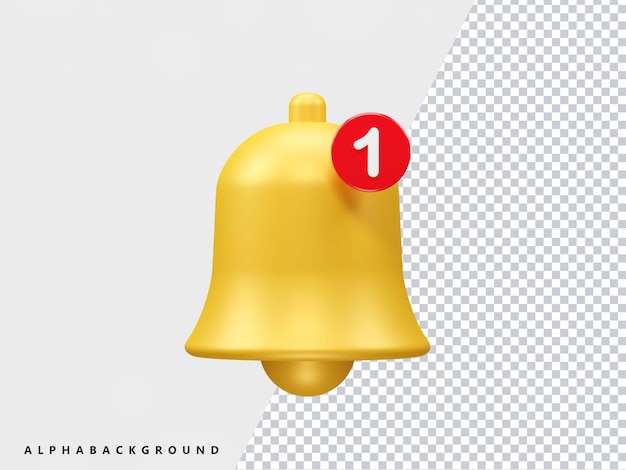 Bell icon 3d