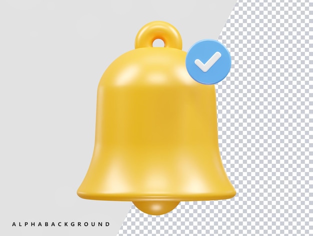 Bell icon vector illustration transparent element