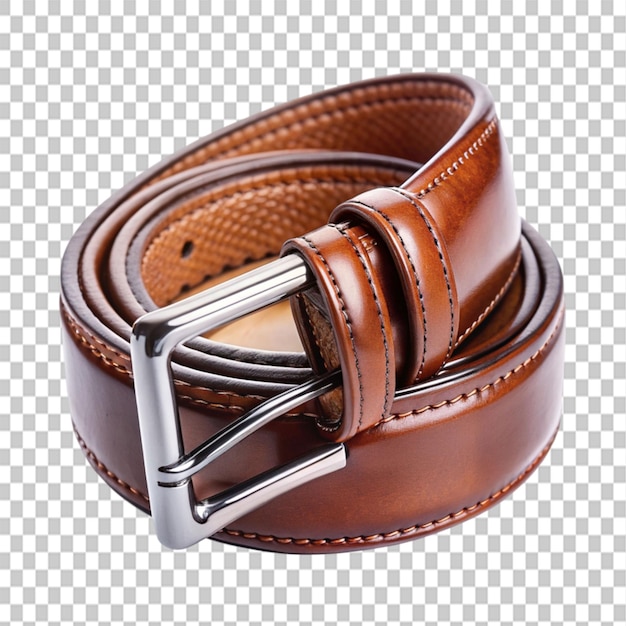 PSD belt on transparent background