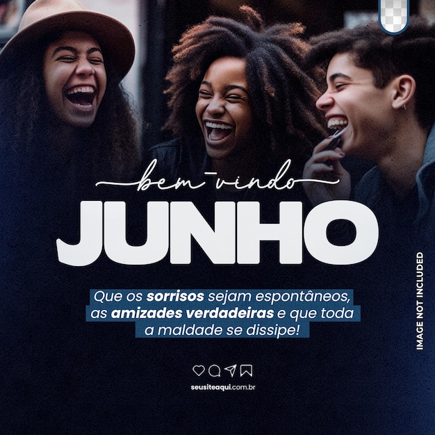 Bem vindo Junho Que os Sorrisos