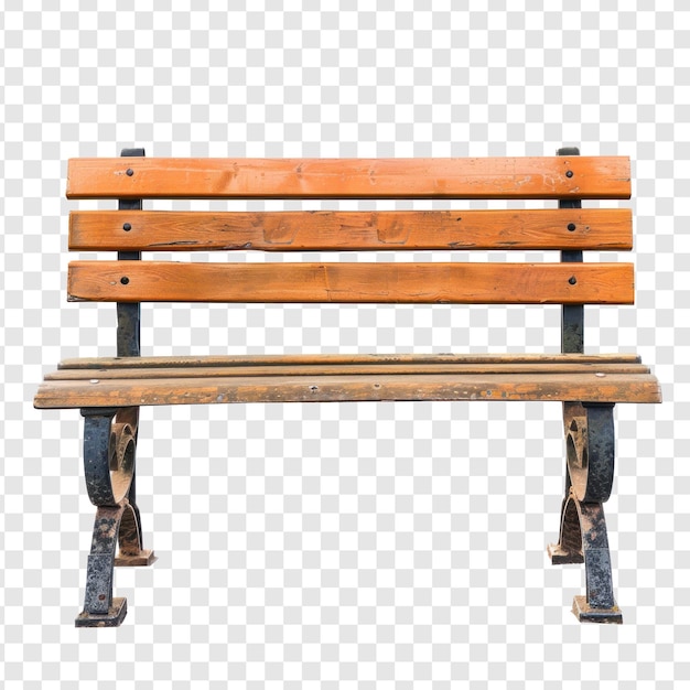 Bench isolate on transparency background