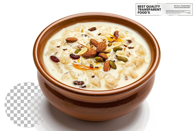 Bengali Kheer Traditional Rice Pudding a Sweet Delicacy on transparent background